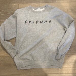 Grey Friends Logo Sweater
